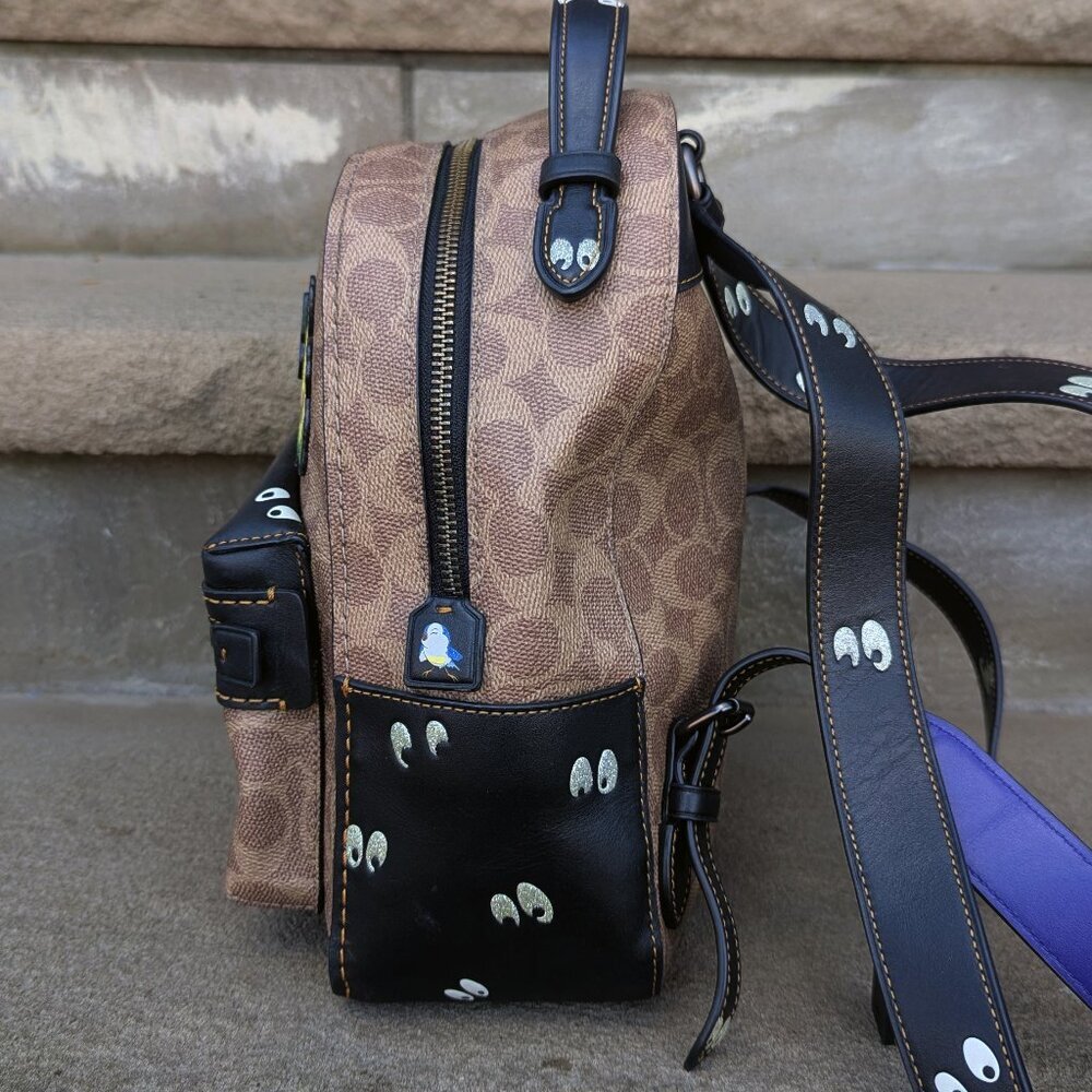 Coach X Disney - Snow White Leather Dark Fairytale Backpack *HTF* - Picture 5 of 10